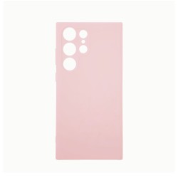 Capa de Silicone Mole para Samsung Galaxy S23 Ultra Rosa Capa de Silicone Mole para Samsung Galaxy S23 Ultra Rosa